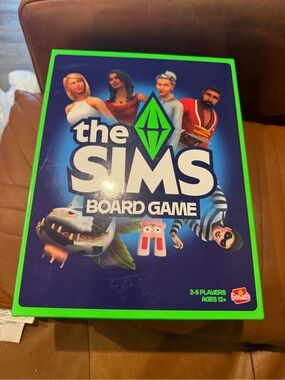 The Sims Board Game by Goliath — Blue with Bright Green Trim